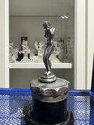 Vintage Rare 1920s Cubist Nude Woman Hood Ornament Radiator Cap Car Mascot