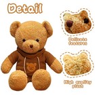 Cute Teddy Bear Plush Stuffed Animal  Teddy Bear With Clothes  Gifts For Chil   