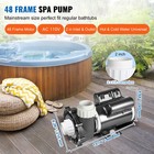 2 Speed Spa Pump 48-frame Hot Tub Pump 1 5 Hp 150 Gpm Or 0 46 Hp 70 Gpm