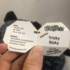 Feisty Pets Tricky Ricky Silver Fox Plush Stuffed Animal Turns Angry With Tags