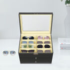 Sunglasses Organizer Storage Box 24 Slots Case Home Display Eyeglasses Holder