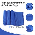 Microfiber Cleaning Cloth Towel Rag Car Polishing No Scratch Auto Detailing Lot