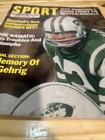 1966  Sport Magazine Joe Namath Cover June Issue 35   Vintage Nfl Mlb Lou Gehrig
