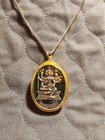 2 Sided Shiva   Ganesha Hindu Talisman With 18  Chain Necklace