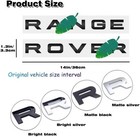 Range Rover Gloss Silver Abs Emblem Replacement Badge For Front Hood   Trunk