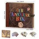 Our Adventure Book Travel Diary Photo Book  Scrapbook  Album - Retro    