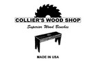 Primitive Wood Bench Solid Wood Top Black Stain And Clear