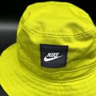 Nike Kids Bucket Hat Small Medium Bright Cactus New