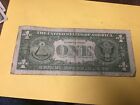 1963-a One Dollar Federal Reserve Note   1 Bill  Fowler