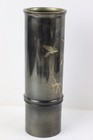 Japanese Bronze Bamboo Shape Vase 9 5  Hcv26  48