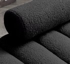  us 53 2  Width Modern End Of Bed Bench Sherpa Fabric Upholstered 2 Seater Sofa