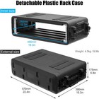 2u Rack Case 19  Solid Waterproof Dustproof Flight Case 3 Space Shock Mount Rack
