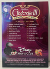 Rare Disney Movie Club Dmc Lenticular Card Cinderella Iii - A Twist In Time