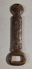 Vintage Large Metal Bottle Opener Embossed With Doll Head Handle
