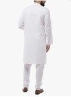 Sojanya  since 1958  Men s Cotton  Kurta   Churidar Pyjama Set Size Medium white