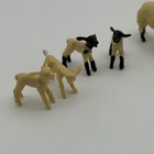 Vtg     Britains Sheep   Lambs Lot Of 8 Suffolk Style 1 32 Farm Animals England