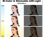 Pixel P30 Led Video Light Kit  2-pack Bi-color Studio Light  2500-6500k Dimmable