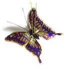 Glittered Butterfly Ornaments Set Of 3 By Kurt Adler