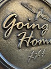 Going Home Brass Magnetic Casket Medallion Batesville  4 25   