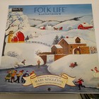 Mary Singleton Folk Life 2018 Wall Calendar Wells St Lang Winter Country Art