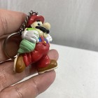Vintage Super Mario Bros Nintendo Pvc Figure Keychain 1990
