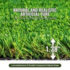 Uimoso 3x5ft Rug Artificial Grass Mat Synthetic Landscape Lawn Pet Dog Turf