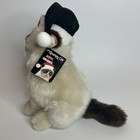 Gund Grumpy Cat Christmas Plush 11    Nwot Stuffed Animal Ho Ho No Santa Hat Meme
