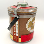 H Upmann Glass Cigar Humidor Jar 50 Amatistas Tabacalera De Garcia Dominican Vtg
