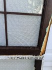 Antique Sash Window Set With Pattern Textured Privacy Glass 28x28 Each Frame