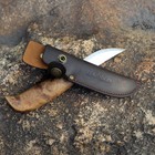Tourbon Leather Knife Sheath Knives Cover Fixed Blade Pouch Belt Holster Camping