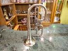 Vintage Cornet Trumpet 1975 Leningrad Soviet Union  4848 Nickel