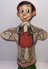 Vintage 1950   s Pinocchio Hand Puppet Walt Disney Red Hat   2 Knickerbocker Lot