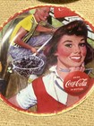  6  Coca Cola Gibson Coke Drink Coke In Bottles Plastic Plates Vintage Free Ship