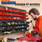 Vevor 48-bin Wall Mounted Storage Bins Parts Rack Organizer Garage Shop Tool Org