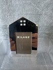 Set Of 2 Milano Series Post Modern Silver Picture Frames Fits 2x3    Photo