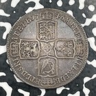 1746-lima Great Britain George Ii 1 2 Crown Lot jm2047 Silver 