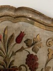 Vintage Italian Florentine Large Gilt Wood Tray Gold Painted Urn Scalloped 25x19