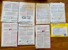 Lot Of 8 Vintage Embroidery Transfer Patterns Vogart Aunt Martha s