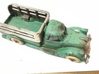 Vintage Hubley Farm Truck With Chrome Bed   Grill Cast Iron Play Toy 1900 s
