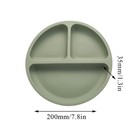 Baby Kids Food Feeding Cute Silicone Table Plate Mat Bowl Tray Placemat  