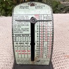 Idl Deluxe Thrifty Postal Scale Vintage Green Metal Industrial Office Farmhouse