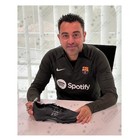 Xavi Hernandez Signed Football Shoe