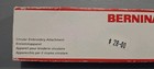 Vintage Bernina Circular Embroidery Attachment Made In Switzerland In Box manual