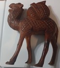 12 -vintage Wood Hand-carved Wooden Camel