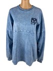 Walt Disney World Spirit Jersey Size Medium Shirt Blue Acid Wash Long Sleeve