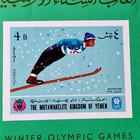 Yemen 1968 Imperf - Mnh - Grenoble Olympics - Stamp Block