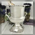 Wallace Baroque Champagne Bucket Silver Plated Ice Bucket Barware Vintage