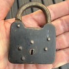 Vintage Brass   Iron    duo Loc    Padlock-no Key