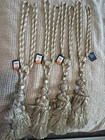 Rope Curtain Tie Backs 4 Piece