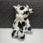 Jellycat Medium Bashful Calf     12  Soft Plush Toy Black White Farmyard Cow Nwt